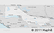 Silver Style Panoramic Map of Nipissing