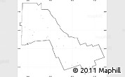Blank Simple Map of Nipissing, cropped outside, no labels
