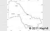 Blank Simple Map of Nipissing, cropped outside