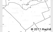 Blank Simple Map of Ottawa, no labels