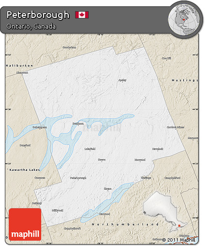 Classic Style Map of Peterborough