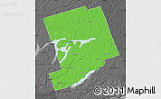 Political Map of Peterborough, darken, desaturated