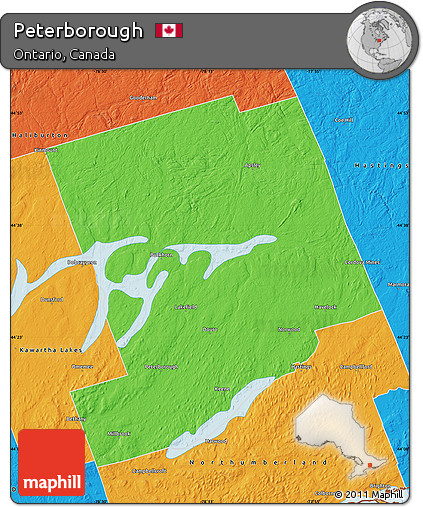 Political Map of Peterborough