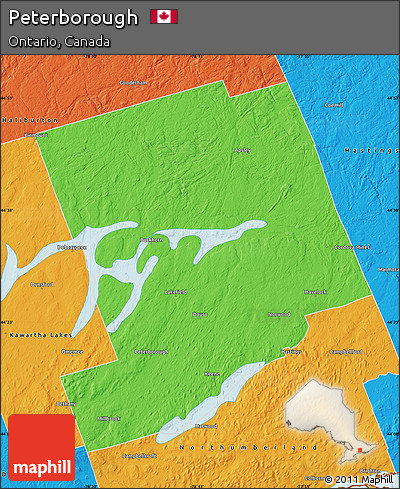 Political Map of Peterborough