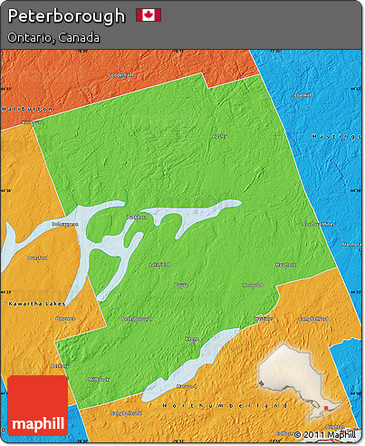 Political Map of Peterborough