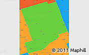 Political Simple Map of Peterborough