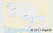 Classic Style 3D Map of Sudbury, single color outside