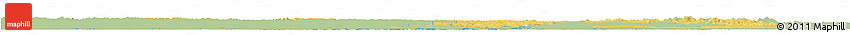Savanna Style Horizon Map of Sudbury, single color outside