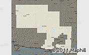 Shaded Relief Map of Sudbury, darken