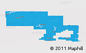 Political Panoramic Map of Sudbury, cropped outside