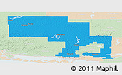 Political Panoramic Map of Sudbury, lighten
