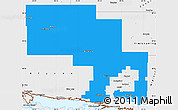 Political Simple Map of Sudbury, single color outside, borders and labels