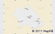 Classic Style Map of Waterloo, single color outside