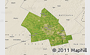 Satellite Map of Waterloo, shaded relief outside