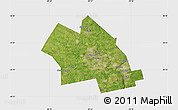 Satellite Map of Waterloo, single color outside