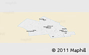 Classic Style Panoramic Map of Waterloo, single color outside
