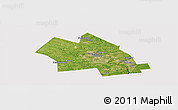Satellite Panoramic Map of Waterloo, cropped outside
