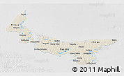 Shaded Relief 3D Map of Prince Edward Island, lighten, desaturated