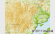 Physical 3D Map of Charlevoix
