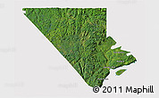 Satellite 3D Map of Charlevoix, cropped outside