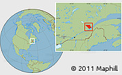 Savanna Style Location Map of Charlevoix
