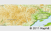Physical Panoramic Map of Charlevoix