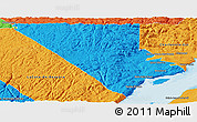 Political Panoramic Map of Charlevoix