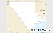 Classic Style Simple Map of Charlevoix