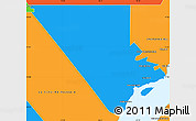 Political Simple Map of Charlevoix