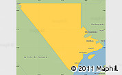 Savanna Style Simple Map of Charlevoix