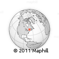 Outline Map of Francheville