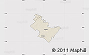 Shaded Relief Map of Joliette, cropped outside
