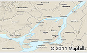 Shaded Relief 3D Map of Laval