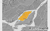 Political Map of Laval, desaturated