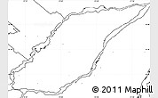 Blank Simple Map of Laval, no labels