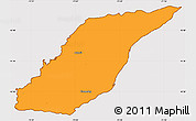 Political Simple Map of Laval, cropped outside
