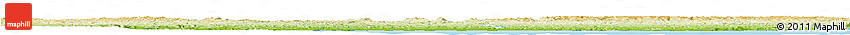 Physical Horizon Map of Manicouagan