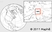 Blank Location Map of Matane