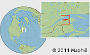 Savanna Style Location Map of Matane