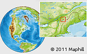 Physical Location Map of Sherbrooke
