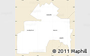 Classic Style Simple Map of Sherbrooke