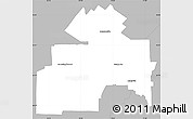 Gray Simple Map of Sherbrooke