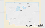 Classic Style 3D Map of Division No. 10, single color outside