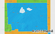 Political 3D Map of Division No. 10