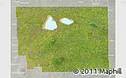 Satellite 3D Map of Division No. 10, lighten, semi-desaturated