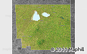 Satellite Map of Division No. 10, desaturated