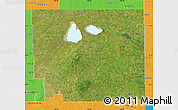 Satellite Map of Division No. 10, political outside