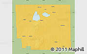Savanna Style Map of Division No. 10, single color outside