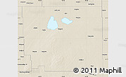 Shaded Relief Map of Division No. 10