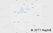 Silver Style Map of Division No. 10, single color outside